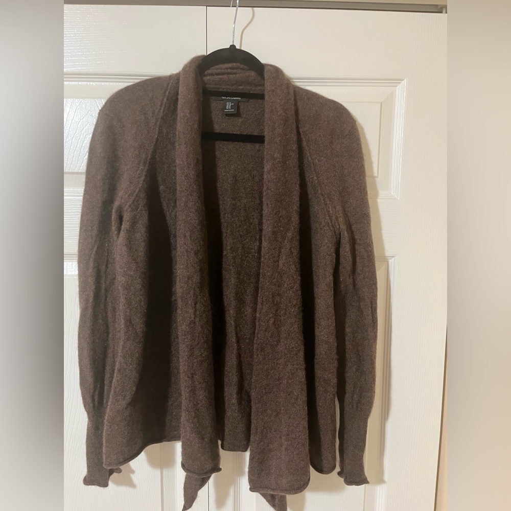 Tahari Women's Brown Cardigan Sweater